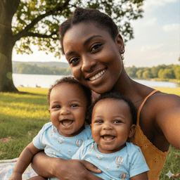 Jessica, mom of twins Jordan and Elijah